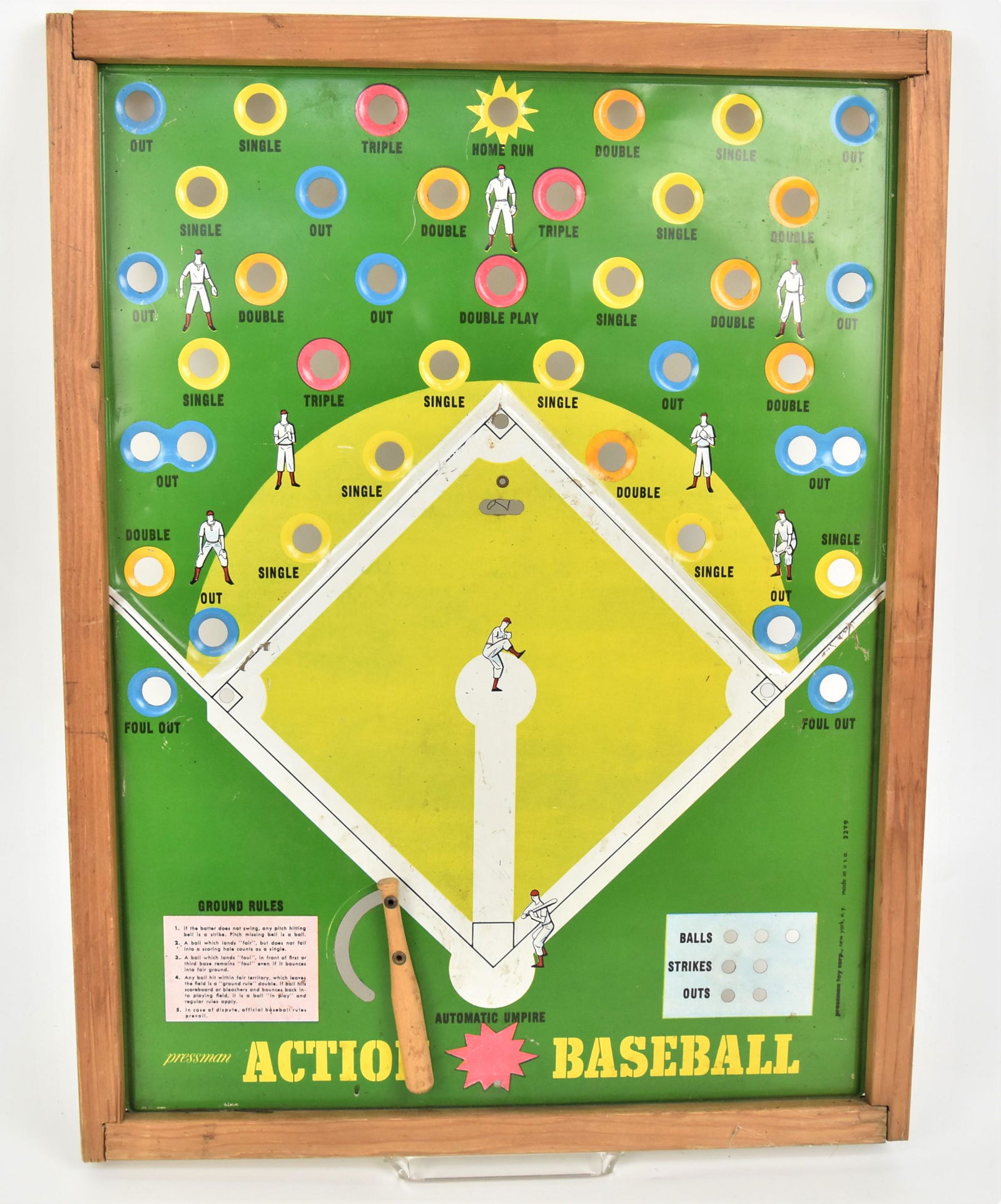 Pressman Toy Corp. Action Baseball Pinball (1 of 4)