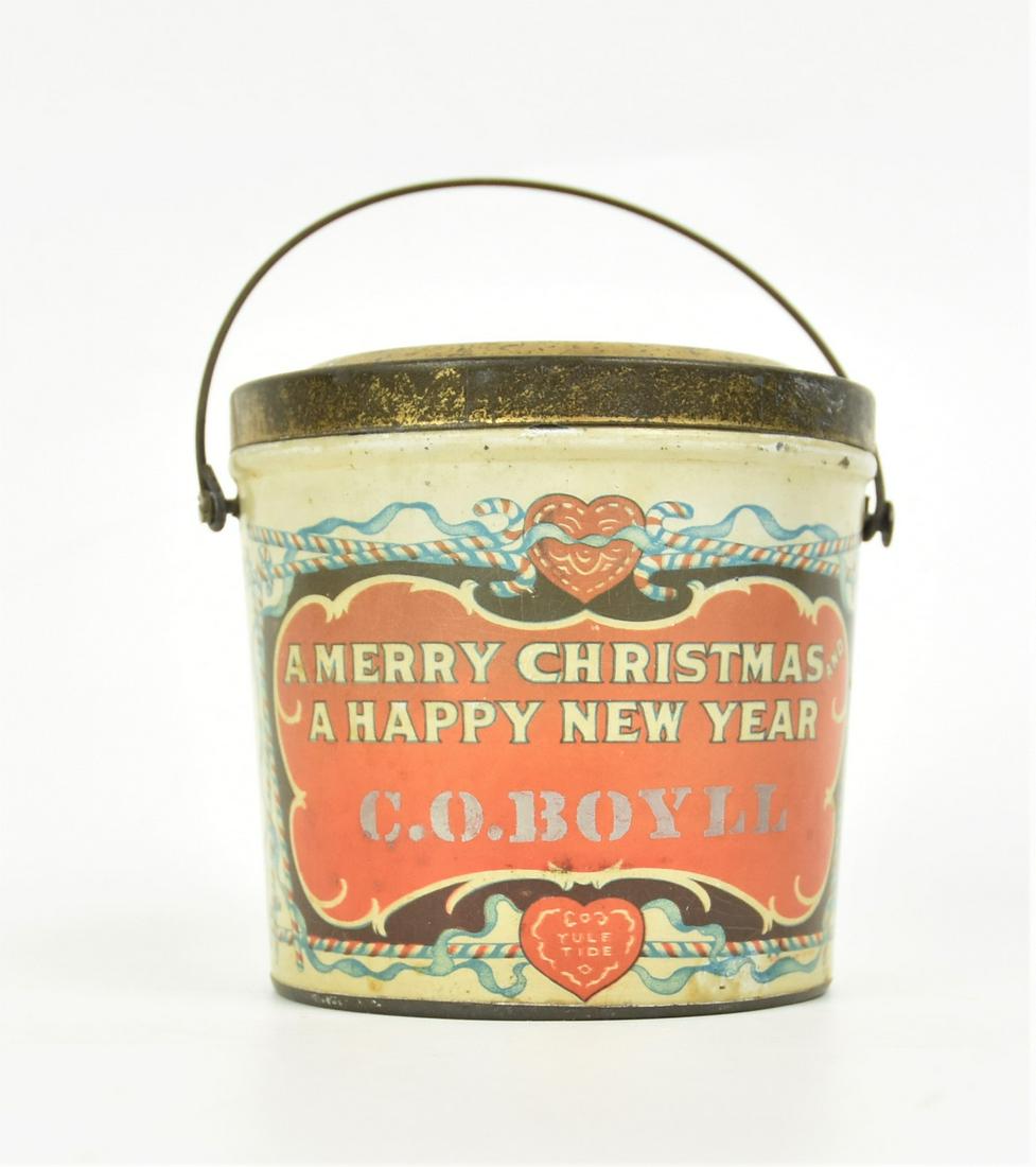 Christmas Tin Pail (1 of 3)