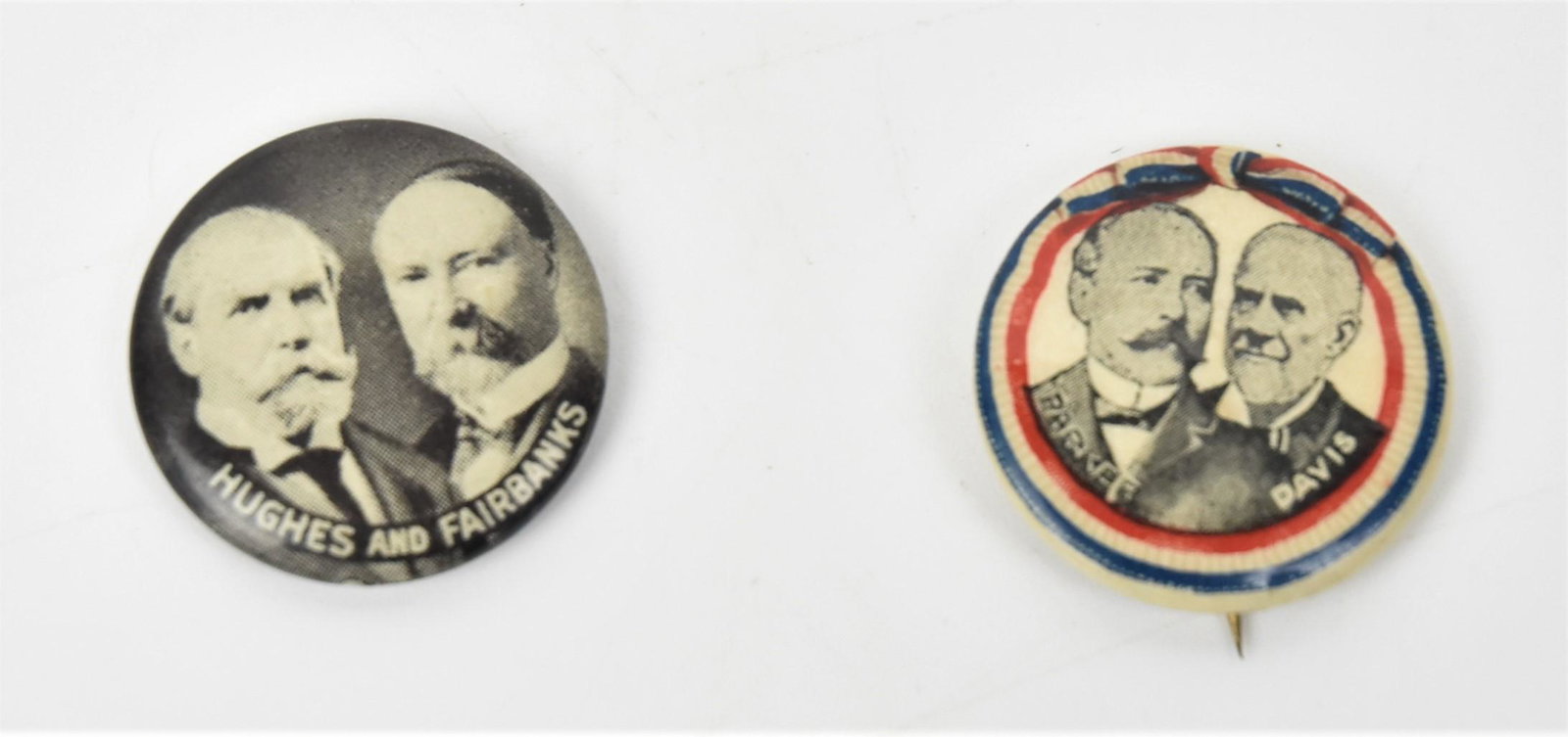 Two Cello Presidential Jugate Pinbacks (1 of 6)