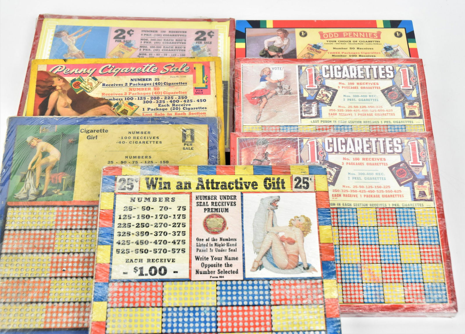 Seven Punch Boards (1 of 5)