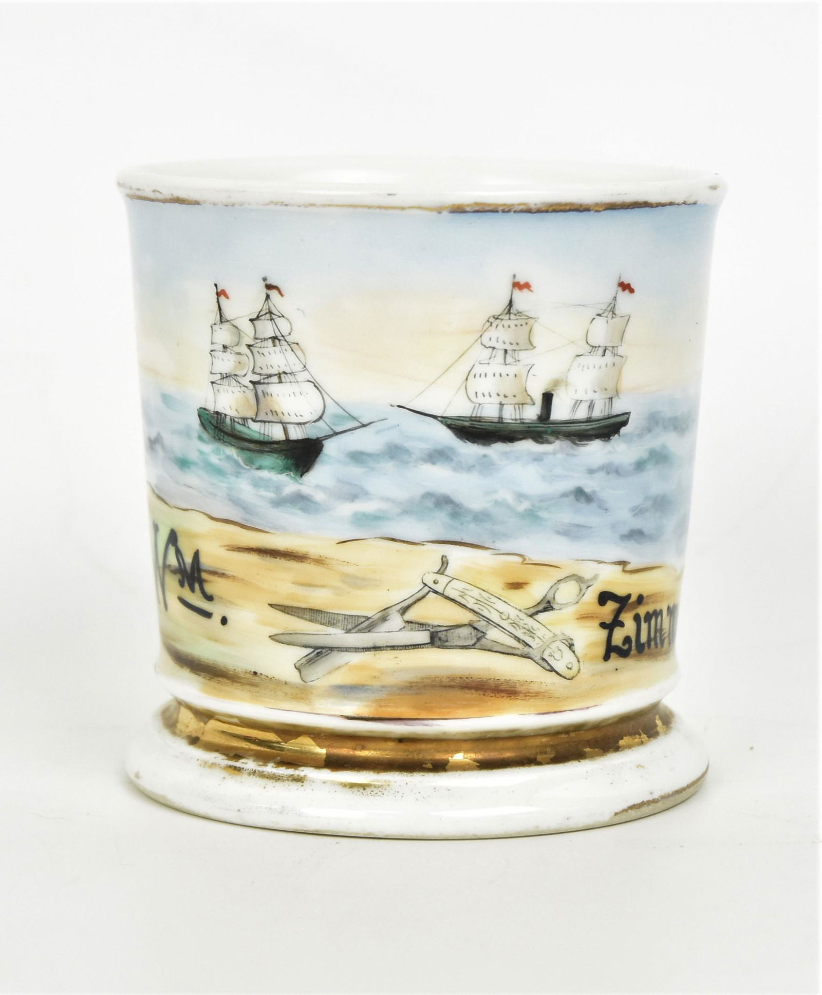 Ships Captain Barber Occupational Shaving Mug (1 of 4)