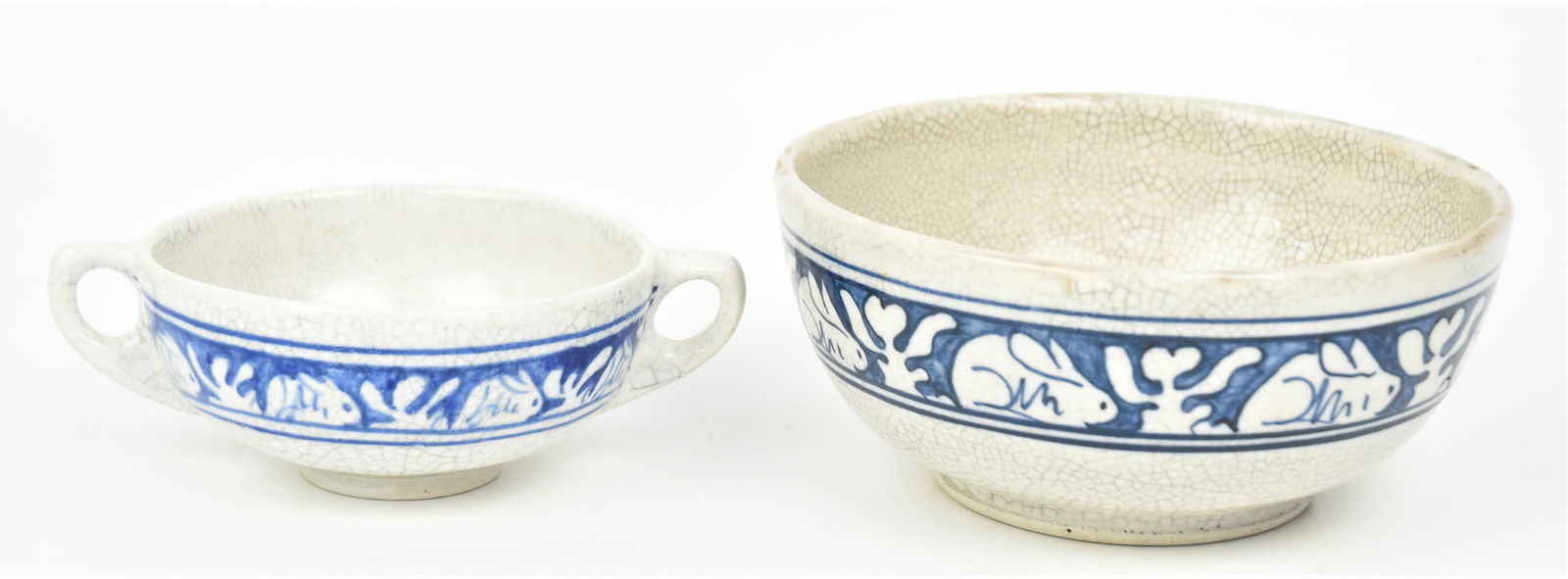 Two Dedham Pottery Items With Rabbits (1 of 8)
