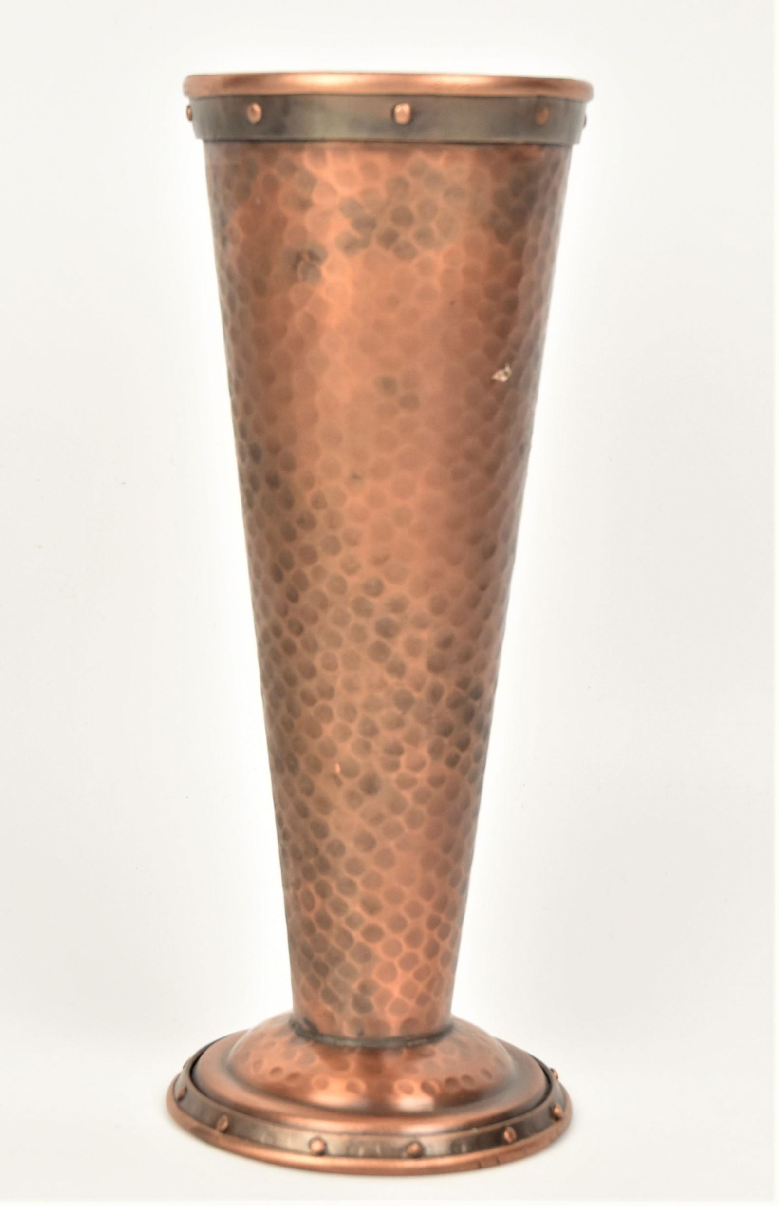 Benedict Brasss Vase & Hammered Copper Brass Vase (1 of 6)