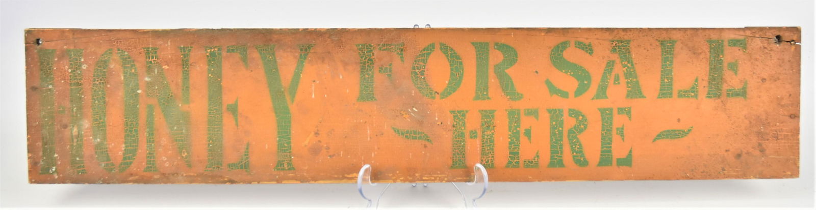 Early Painted Honey For Sale Wooden Sign (1 of 2)