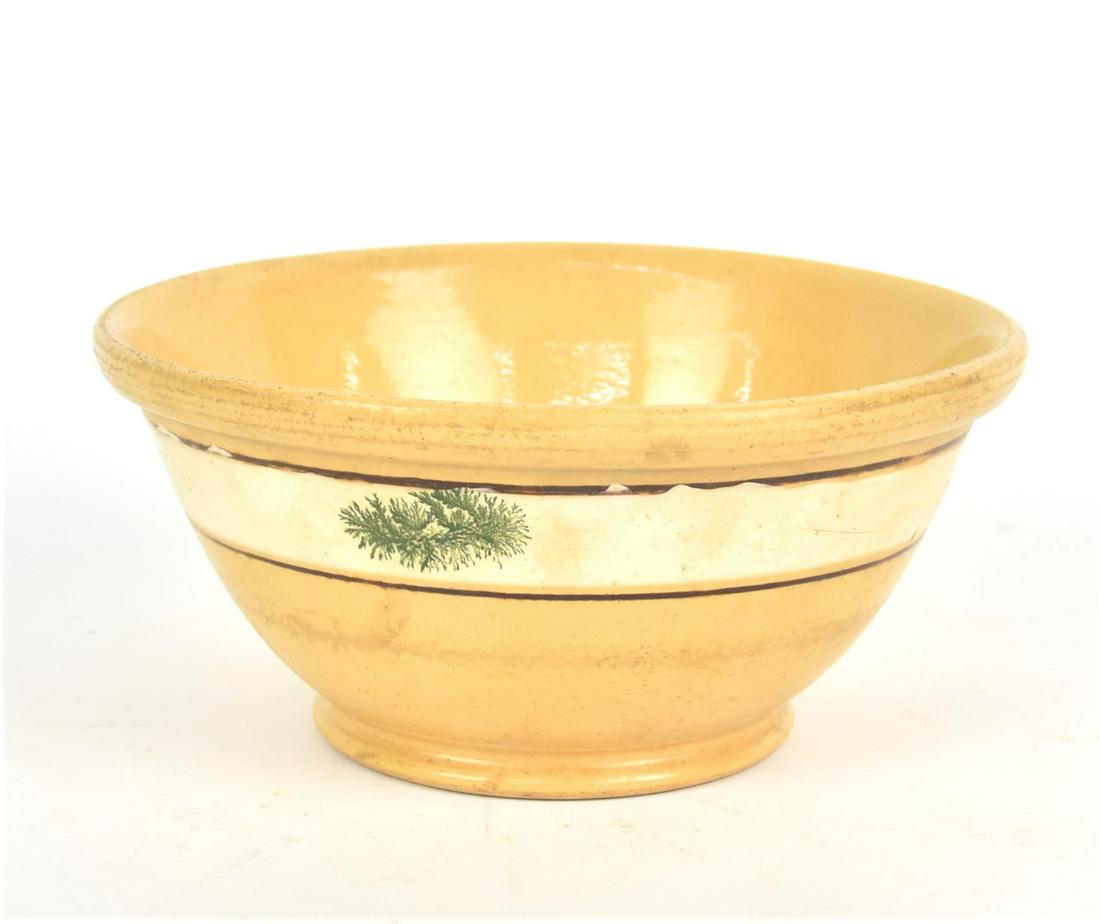 Mocha Decorated Yelloware Bowl (1 of 5)