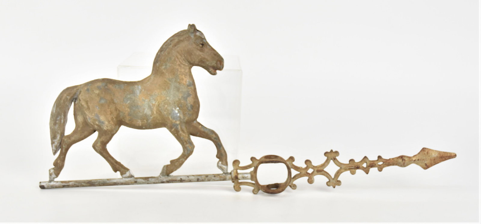 Trotting Horse Lightning Rod Weather Vane (1 of 4)