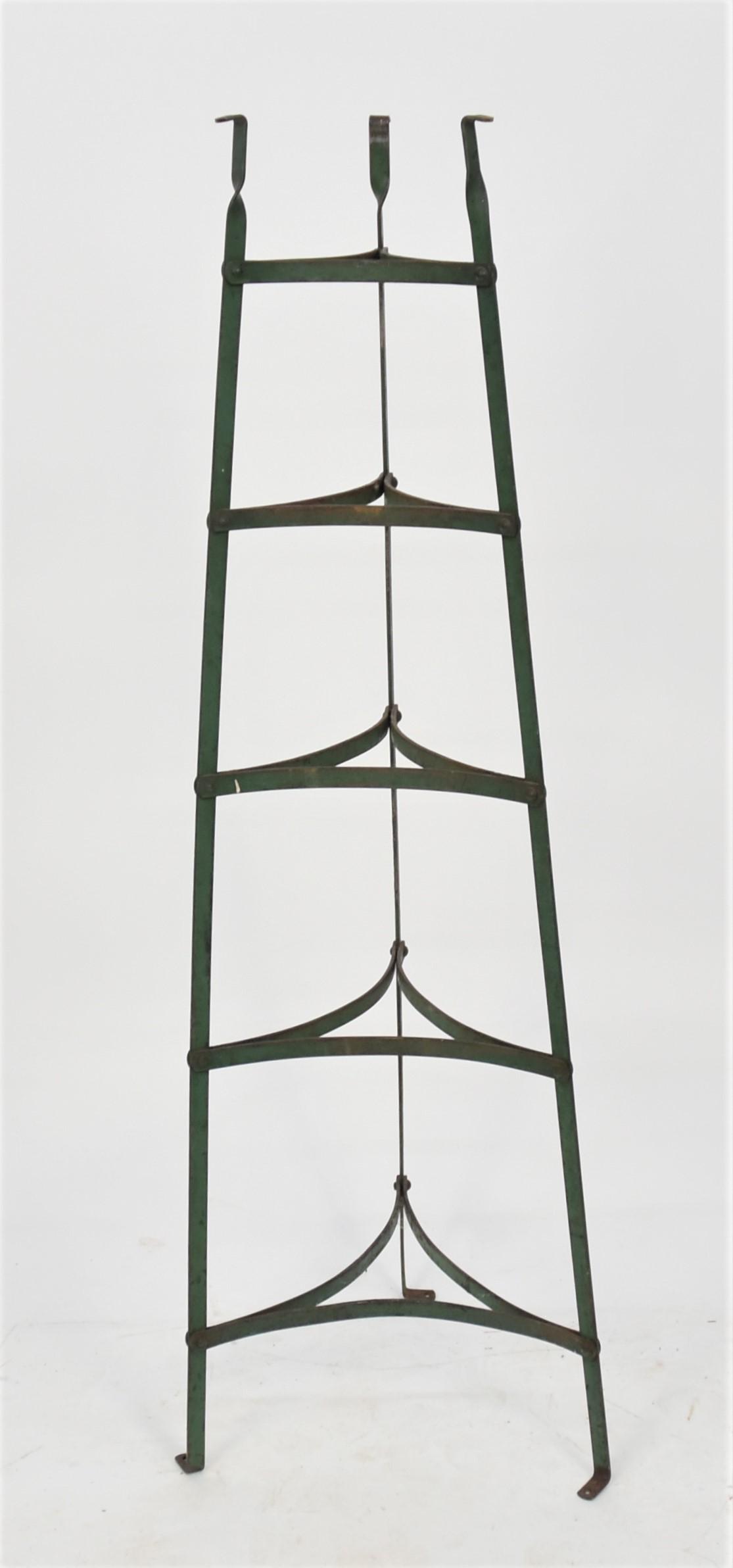 Wrought Iron Country Store Pot Rack (1 of 4)