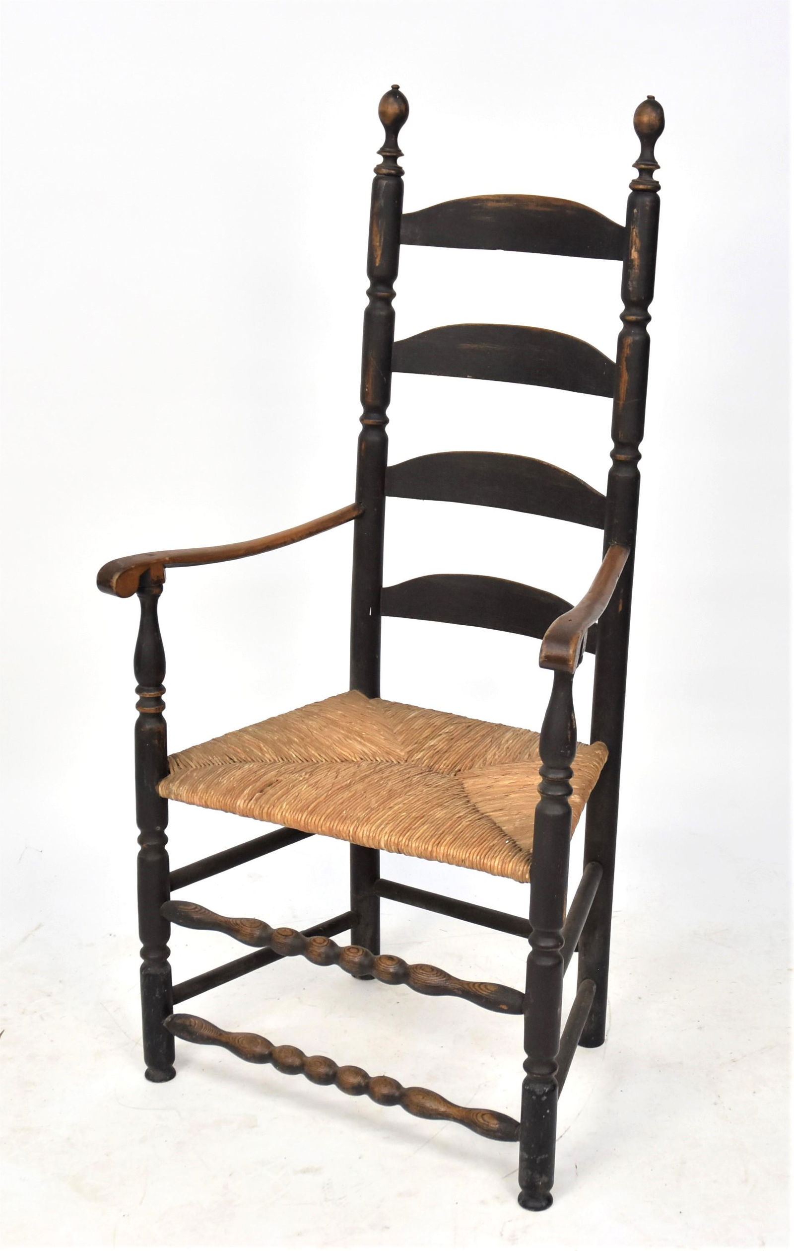 Queen Anne Sausage Turned Armchair (1 of 10)