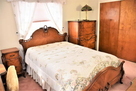 Eight Piece Romweber Inlaid Bedroom Suite