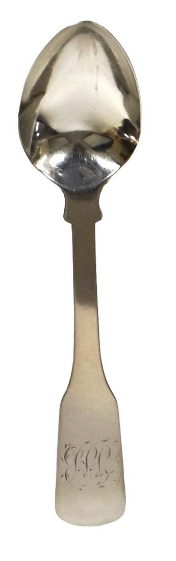 Rare Samuel Best Coin Silver Teaspoon (1 of 5)