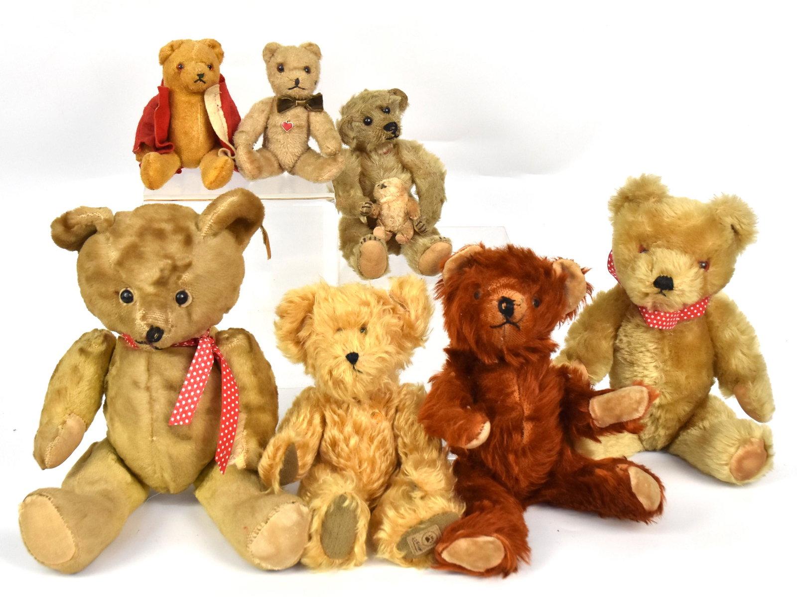 Eight Early Teddy Bears (1 of 9)