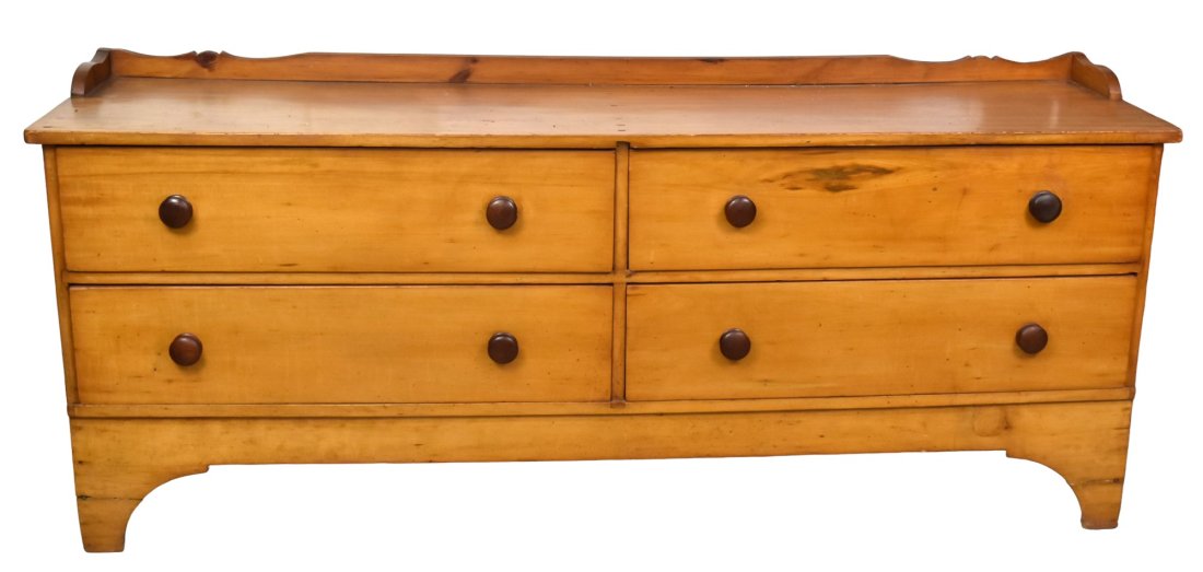 19th Century Shaker Maple Storage Chest (1 of 7)