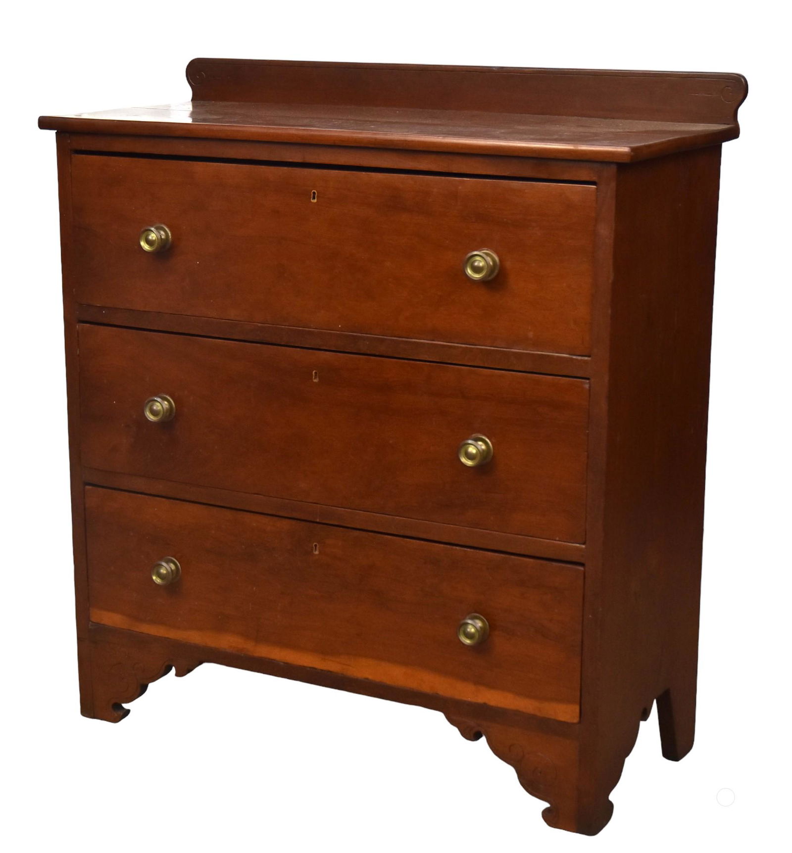 Small Cherry 19th Century Chest (1 of 9)