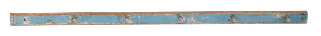 Early Shaker Peg Rail with Old Blue Paint (1 of 5)