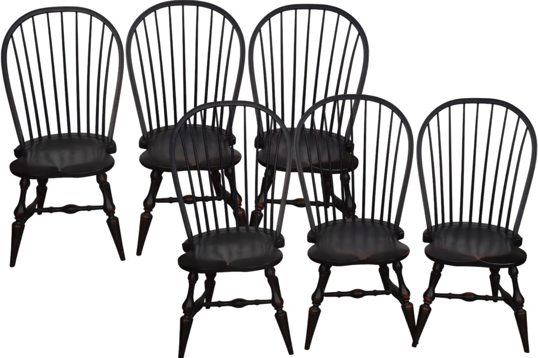 Set Of Six Bench Made Windsor Chairs (1 of 5)