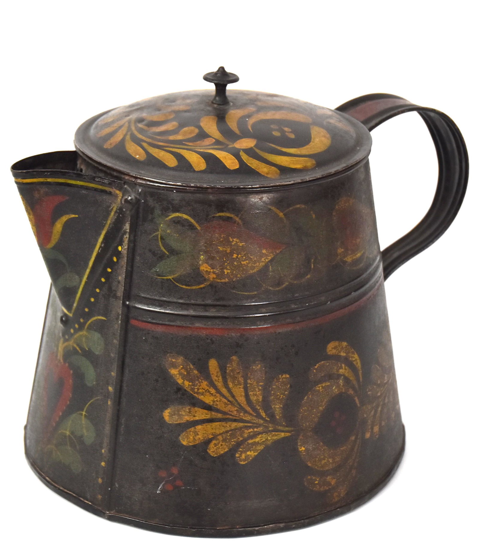 Early Toleware Coffee Pot (1 of 3)