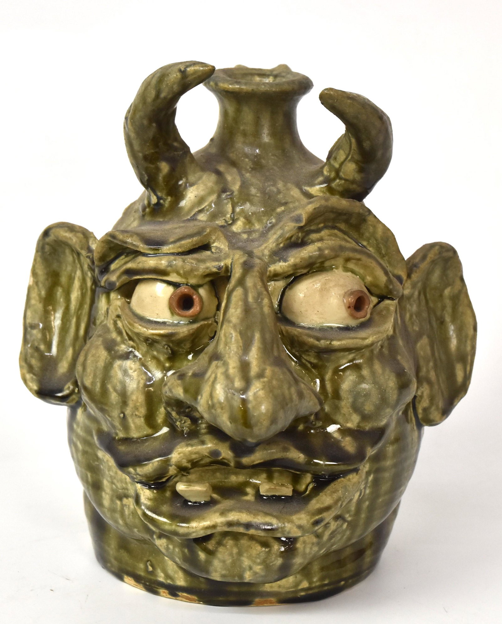 Pottery Face Jug (1 of 6)