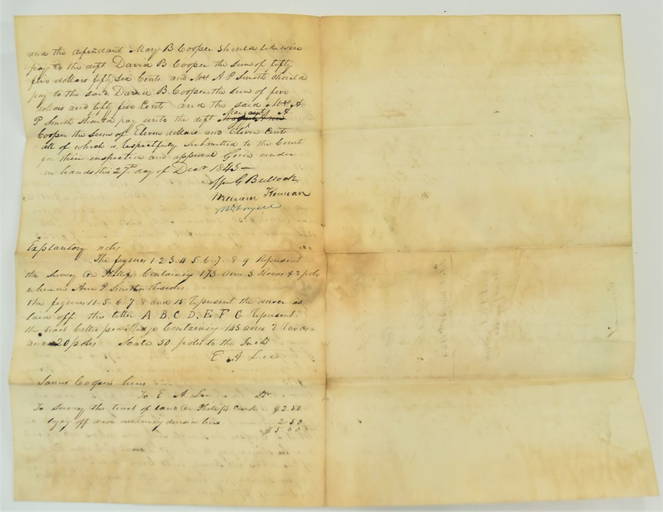 Mason Co. Ky 1844 Will Listing The Ownership Of 11 Named Slaves