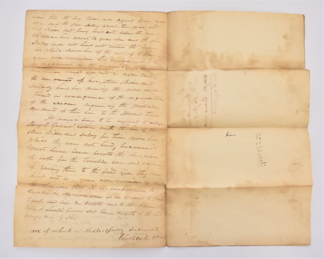 MS Witness Statement Concerning Ownership of Slaves (1 of 10)