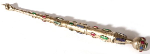 SILVER TORAH SCROLL POINTER