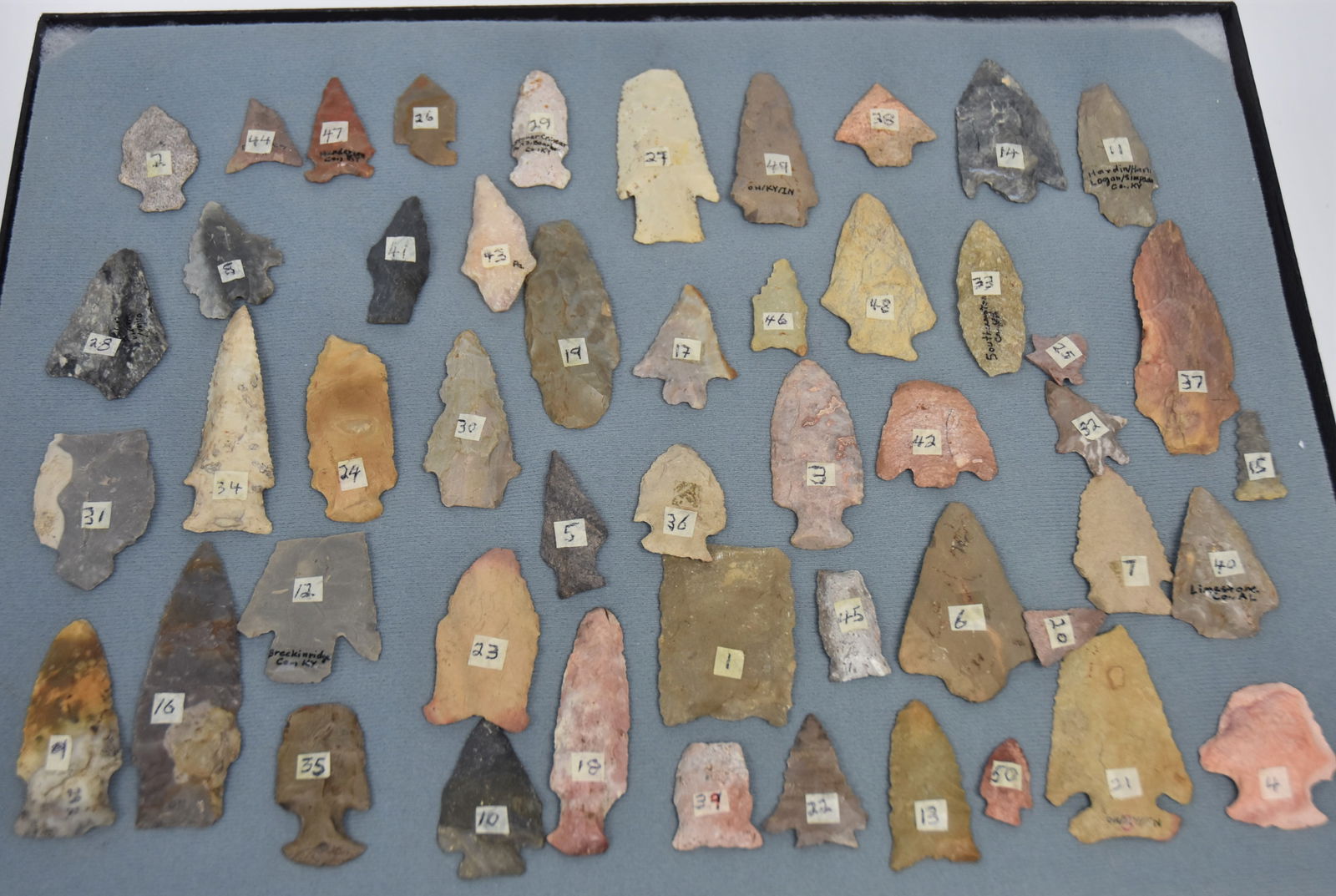 Mixed lot of Projectile Points (1 of 4)
