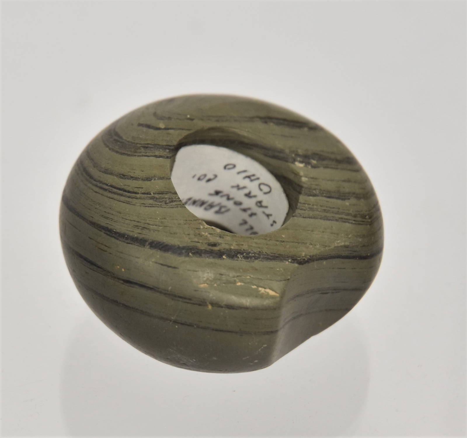 Fluted Ball Bannerstone Auction