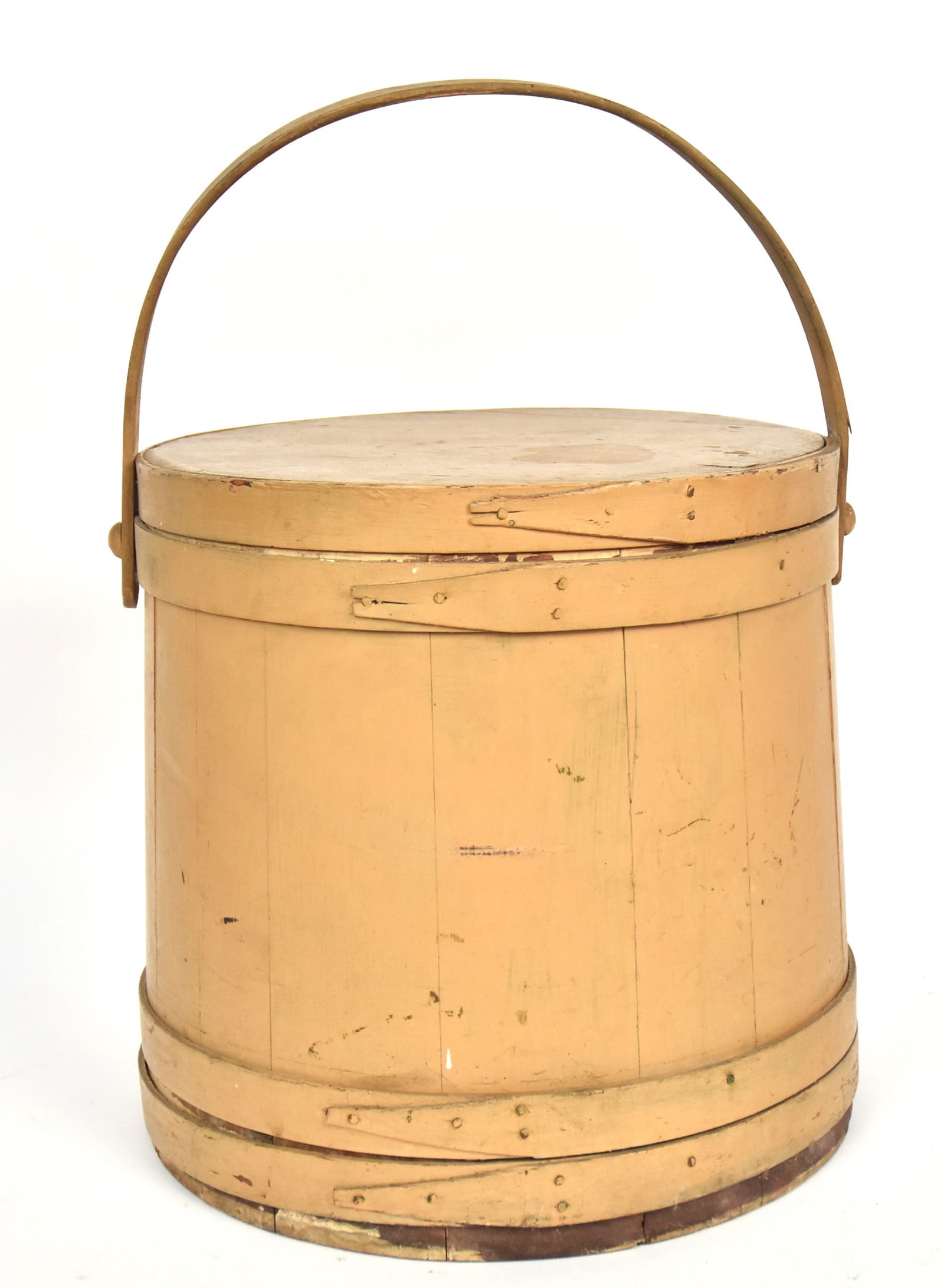 Cream Painted Large Firkin Bucket (1 of 3)