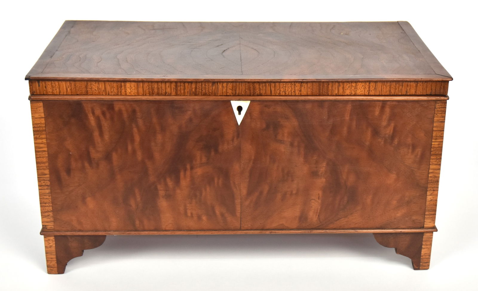 Mahogany Inlaid Sewing Box (1 of 6)