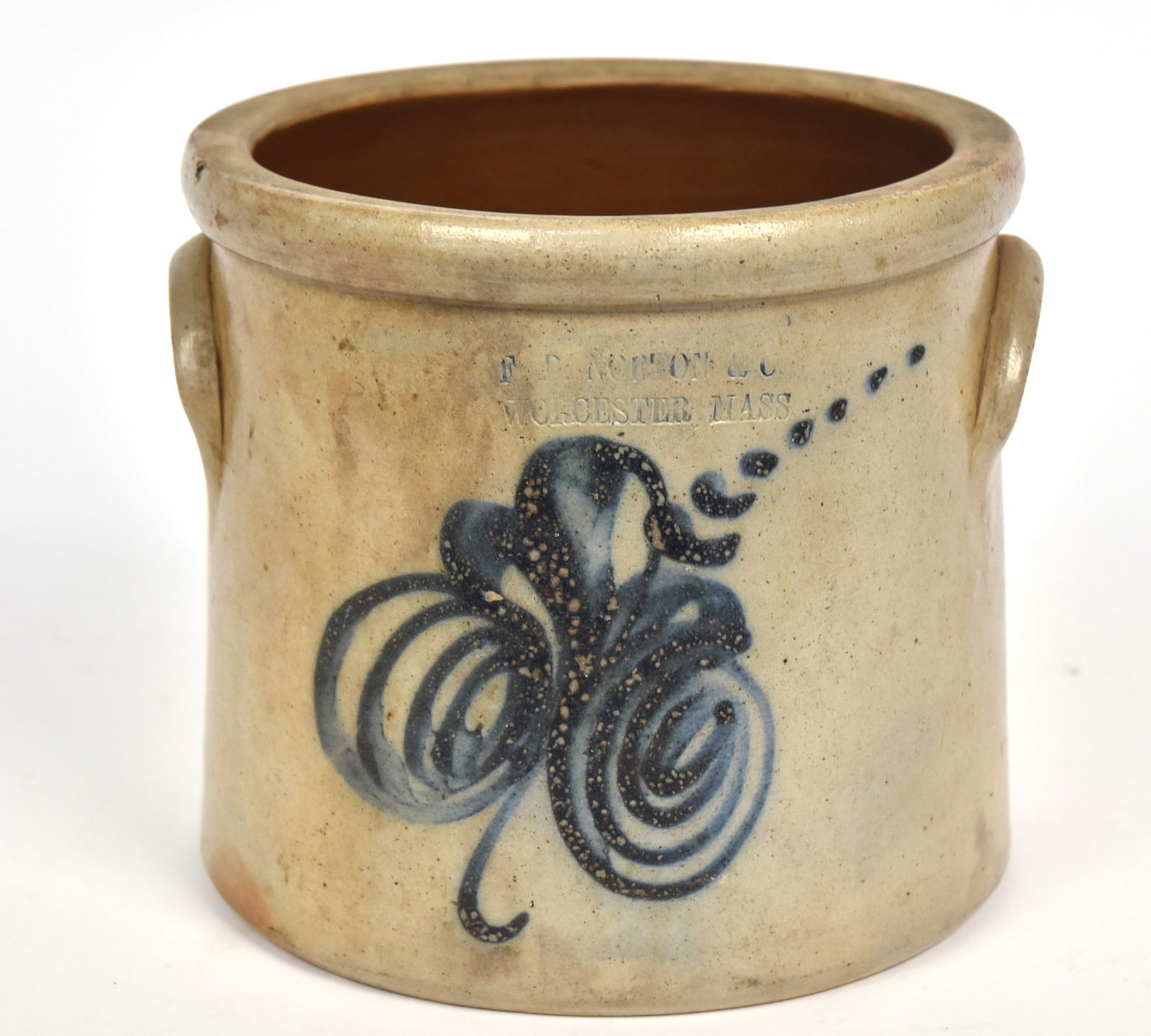 F.B. Norton Decorated Stoneware Jar (1 of 5)