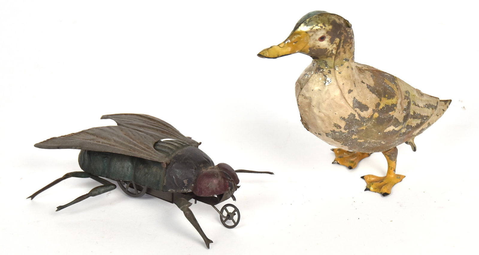 Duck & Fly German Tin Wind-Up Toys (1 of 7)