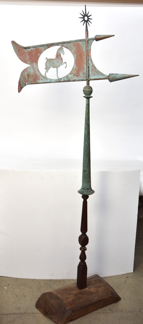 19th Century Copper Horse Weathervane (1 of 5)