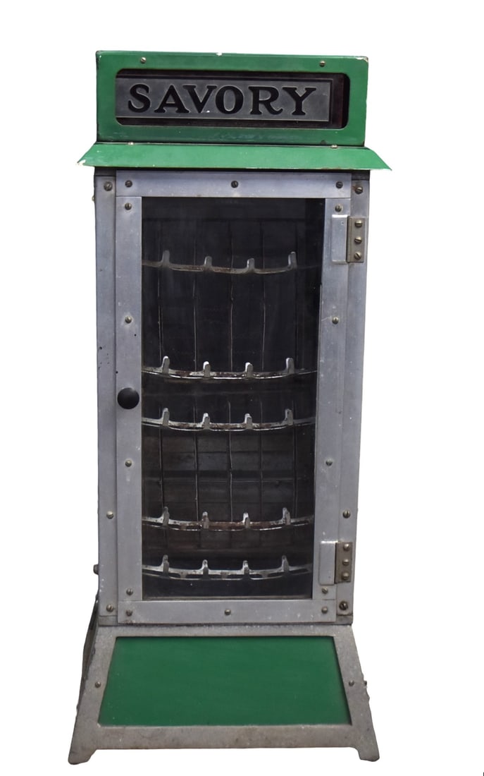 Savory Porcelain Enamel Hot Dog Vending Machine (1 of 9)