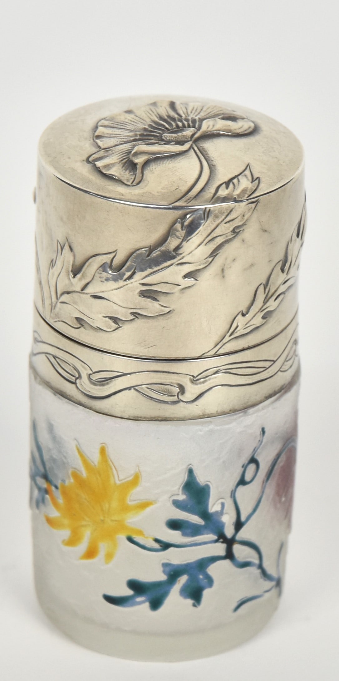 French cameo & enamel cologne bottle (1 of 7)