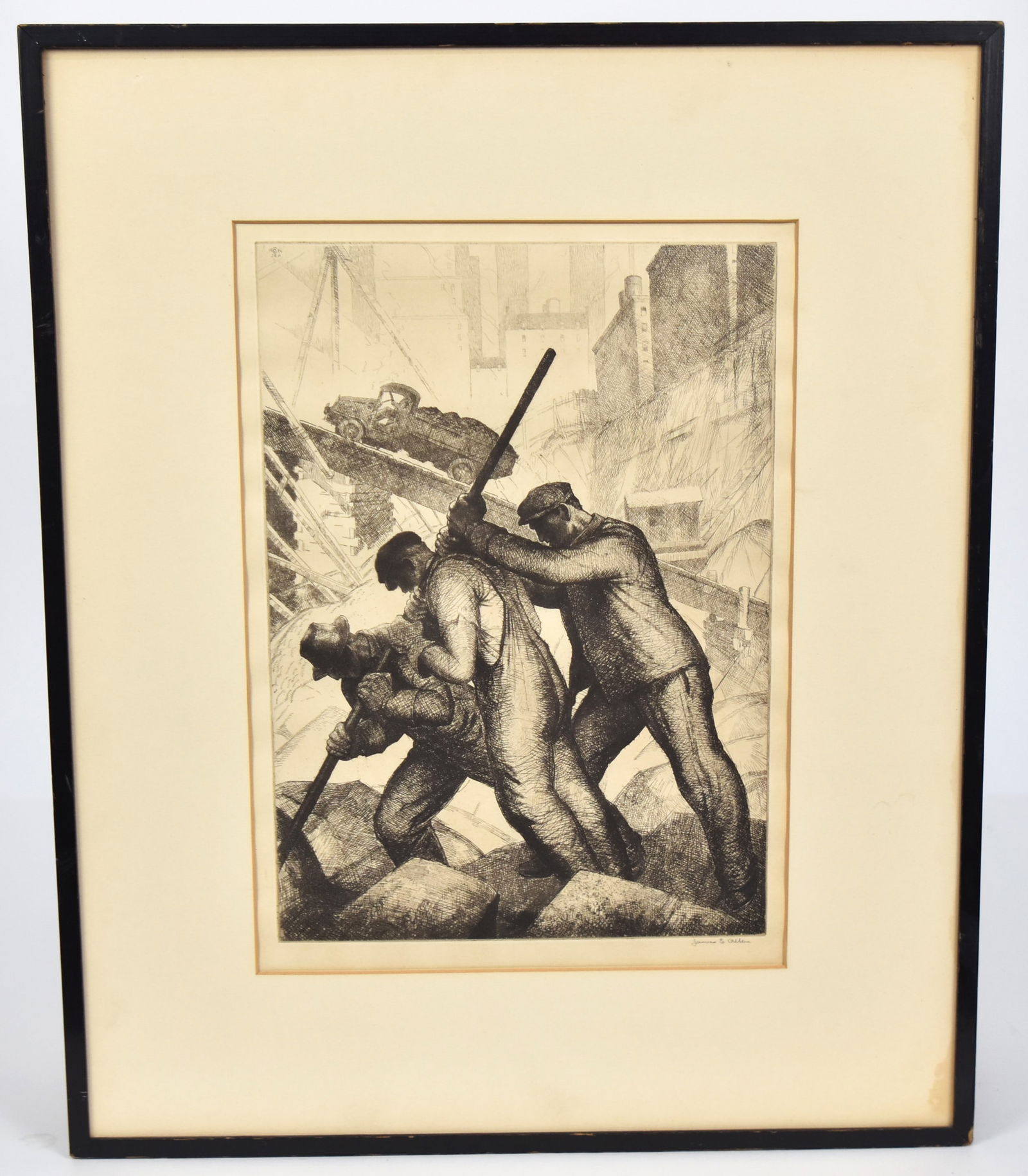 James Edmund Allen WPA Etching (1 of 6)