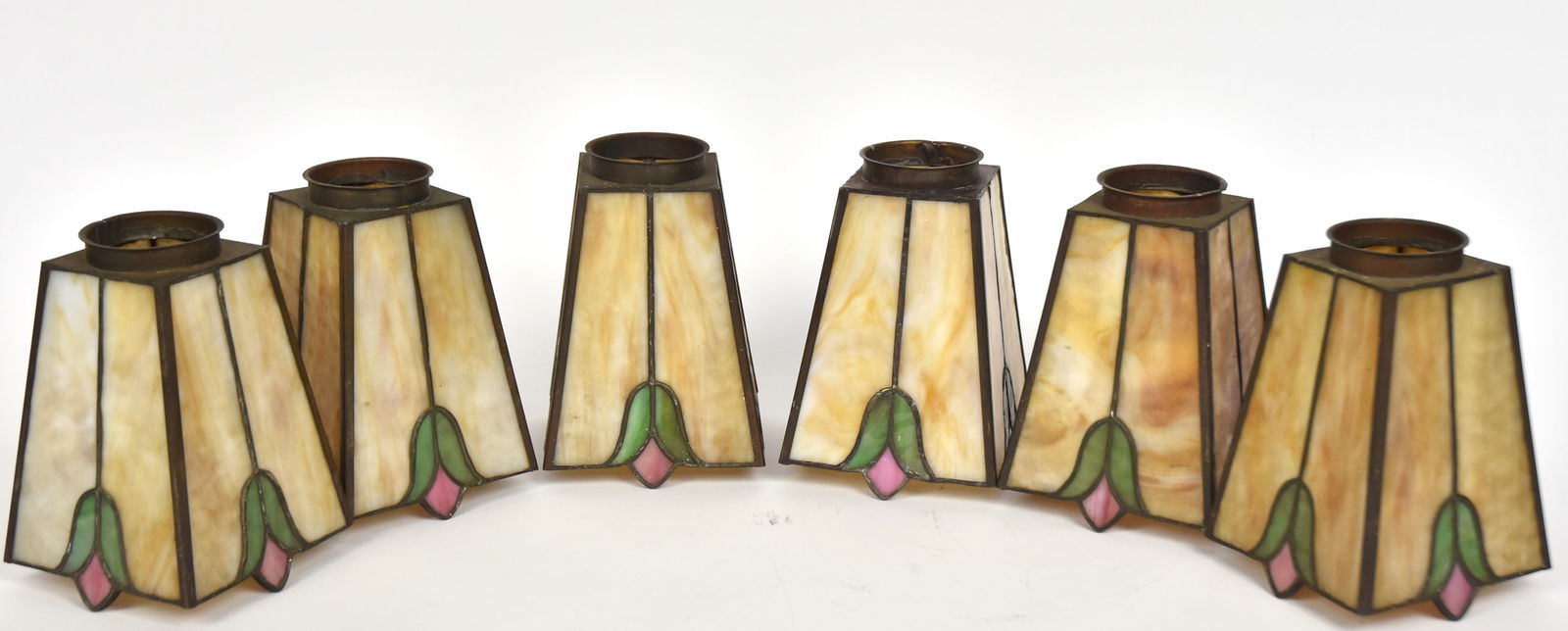 Attributed to Handel Arts & Crafts Hanging Shades (1 of 7)