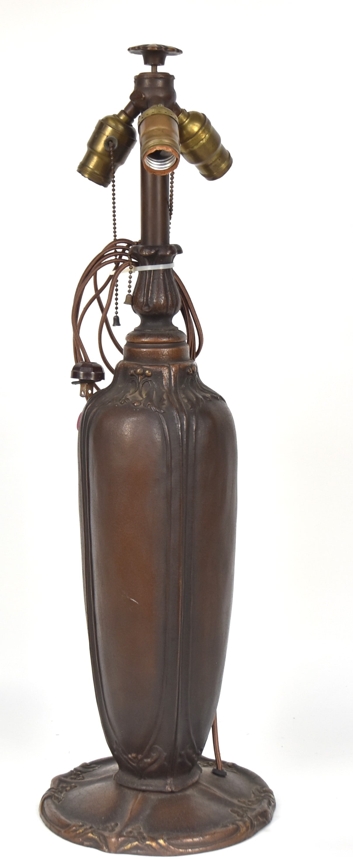 Bradley & Hubbard Arts & Crafts Bronze Lamp Base (1 of 5)