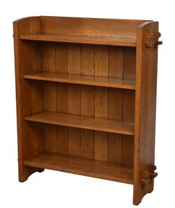 Rare & Early Gustav Stickley Open Bookcase