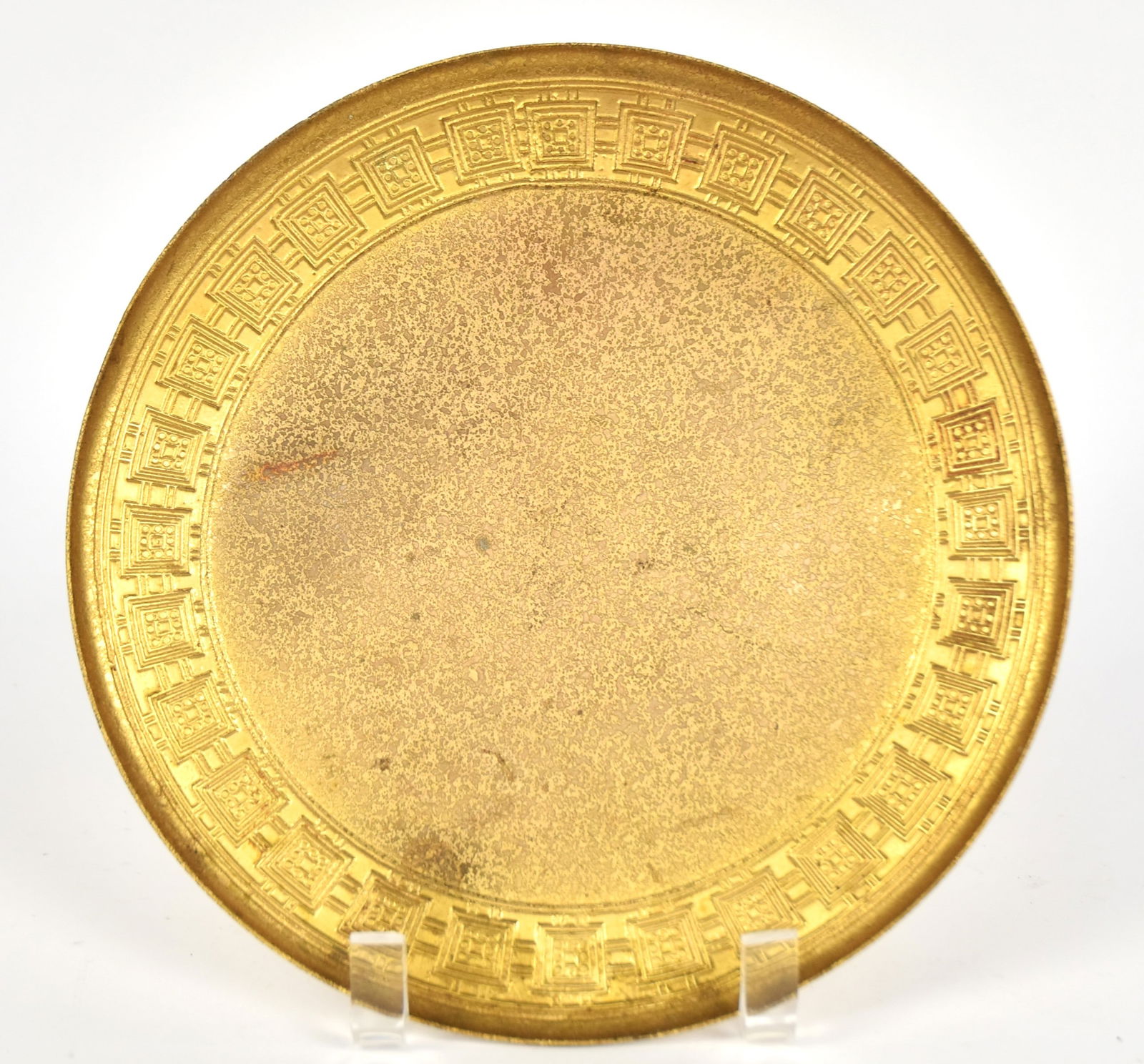 Tiffany Studios Bronze Dore Bowl (1 of 5)