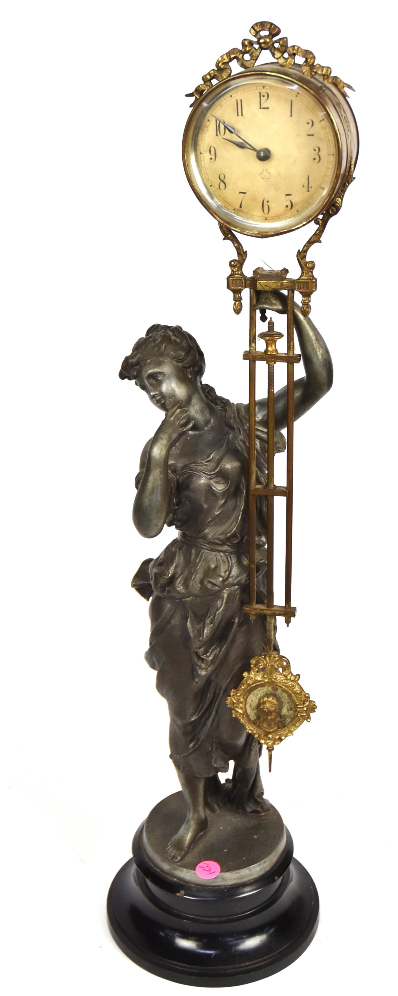 Ansonia Figural Juno Swing Clock (1 of 7)