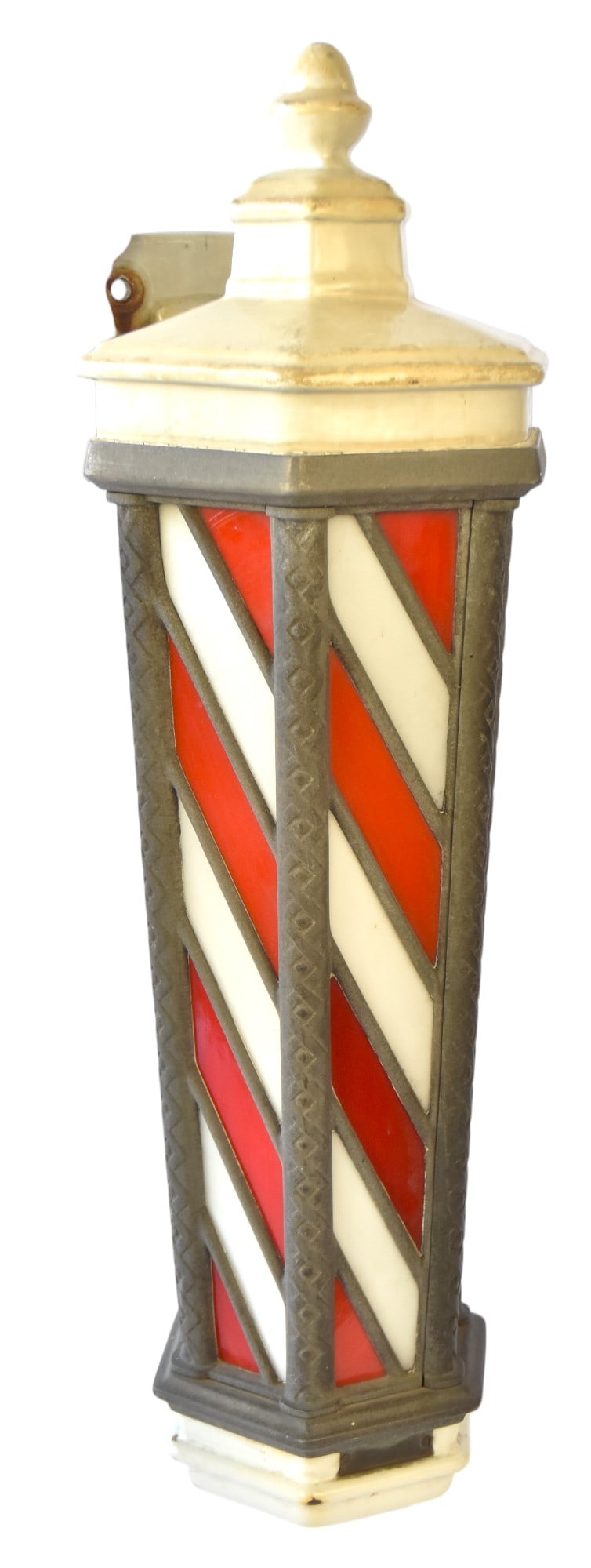 Koken Porcelain & Leaded Glass Barber Pole (1 of 8)