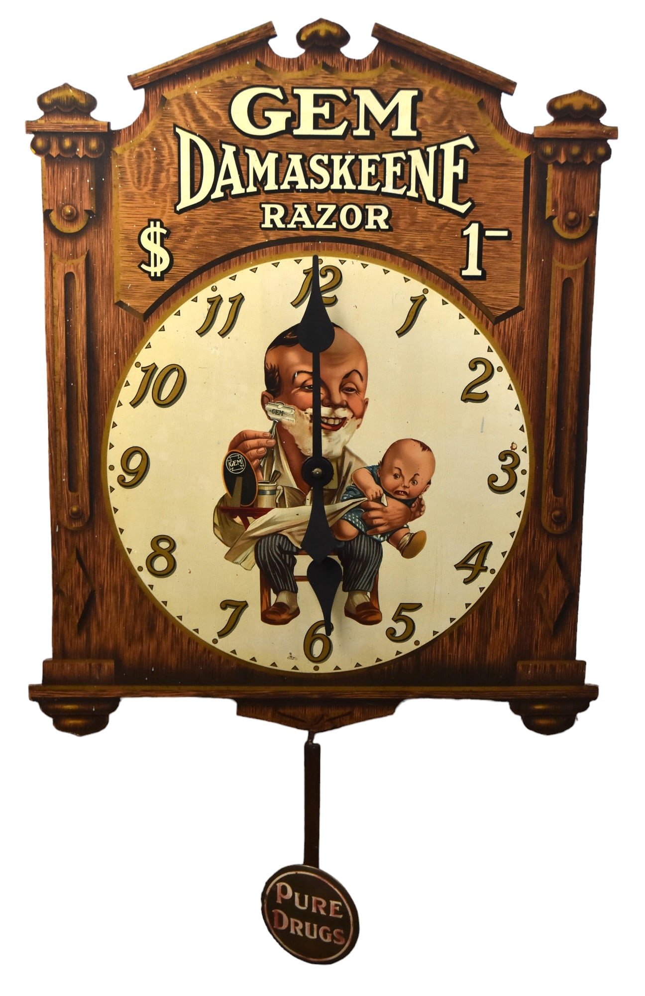Gem Damaskeene Razor Clock (1 of 9)