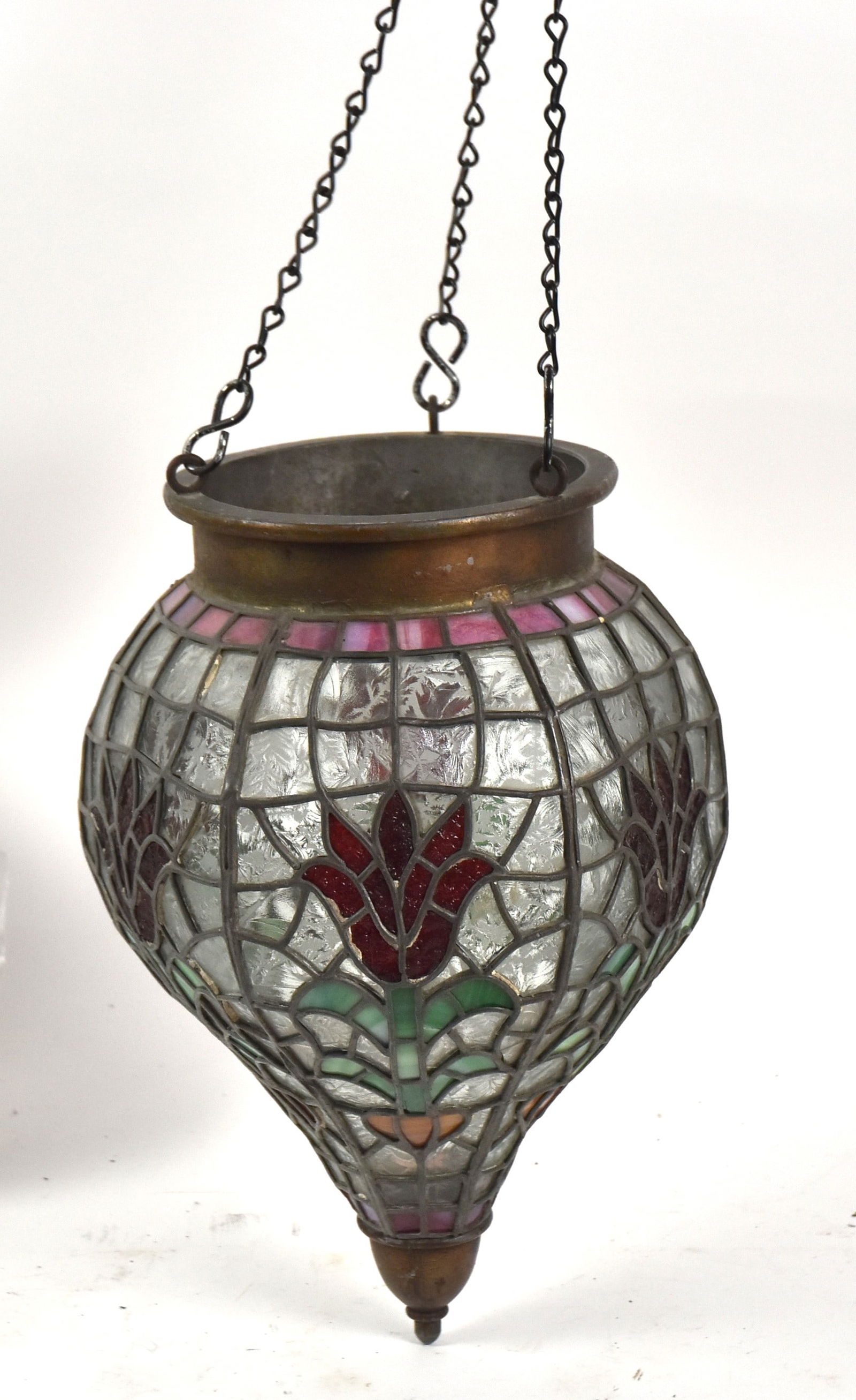 Stained & Leaded Glass Drug Store Show Globe (1 of 7)