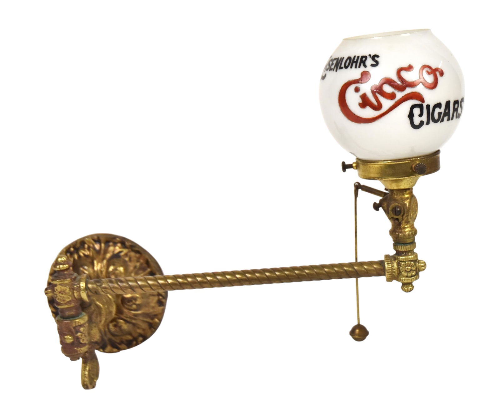 Scarce Cinco Cigars Gas Light Fixture (1 of 7)