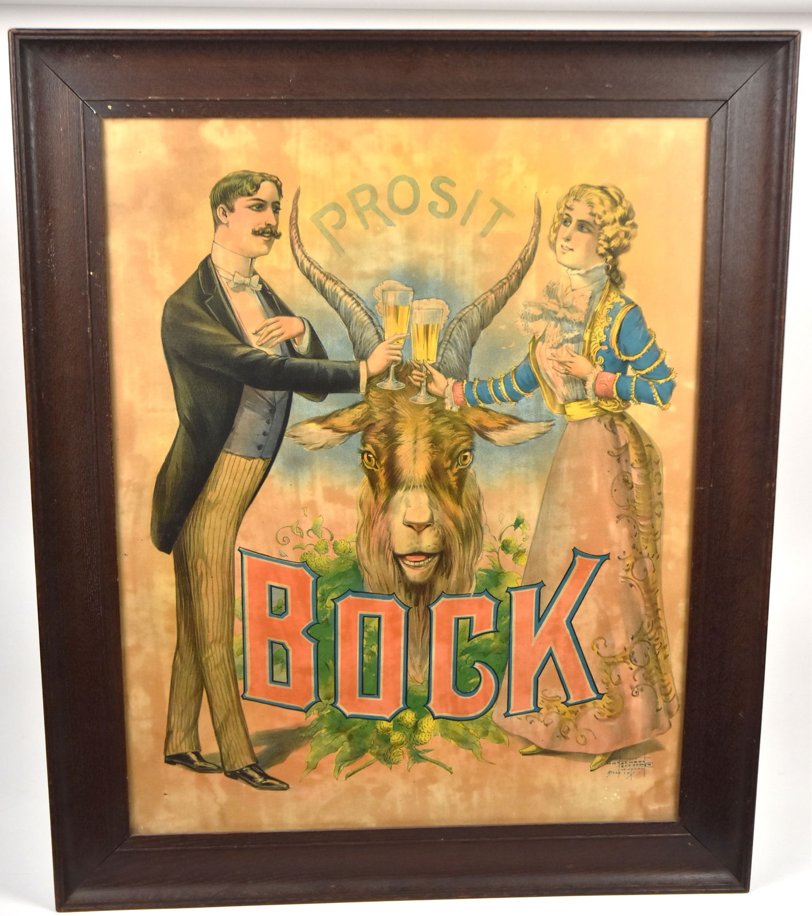 Prosit Bock Beer Paper Sign (1 of 6)