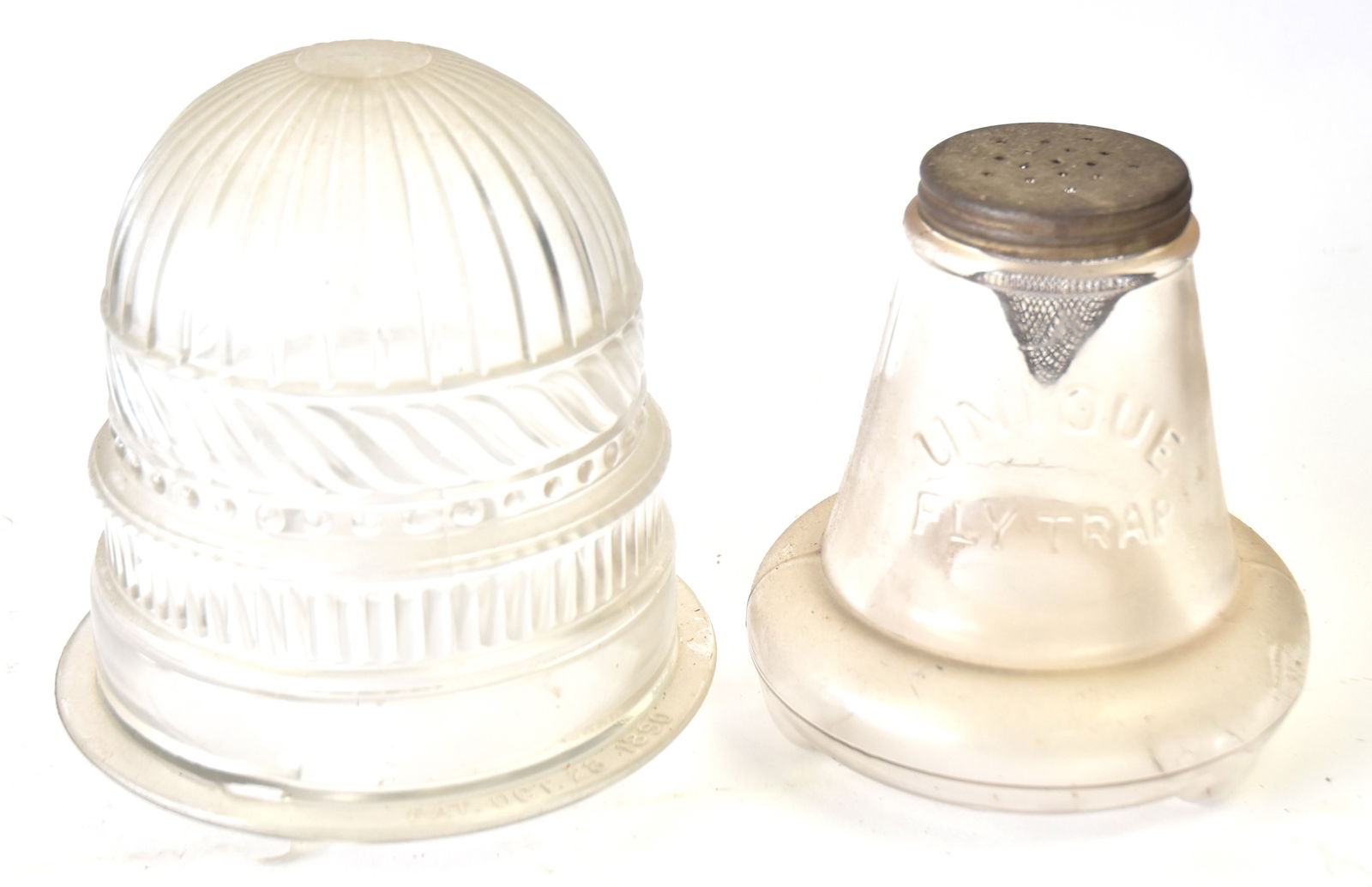 Two Unusual Glass Fly Traps (1 of 5)