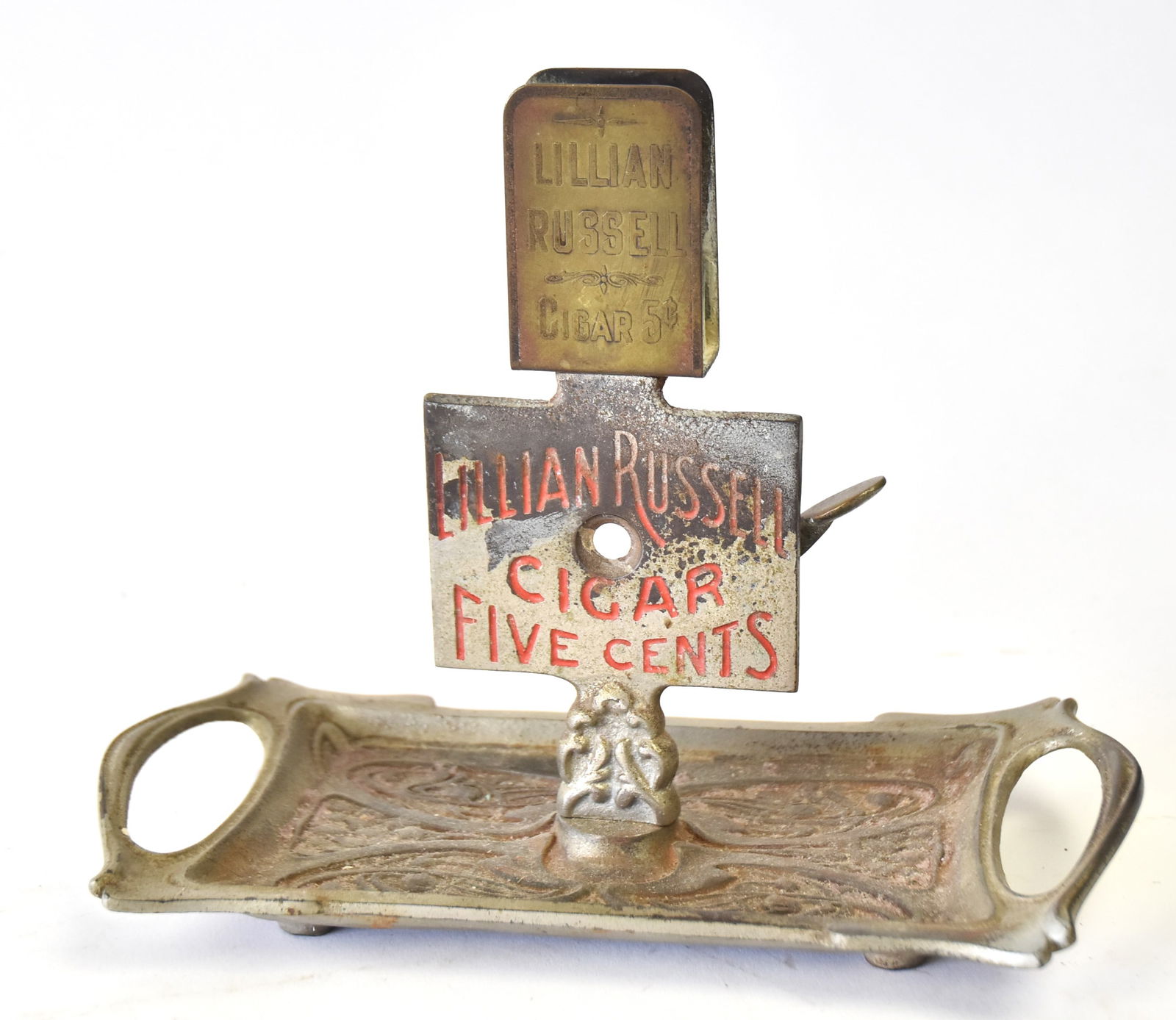 Lillian Russell Cigar Cutter & Match Holder (1 of 6)