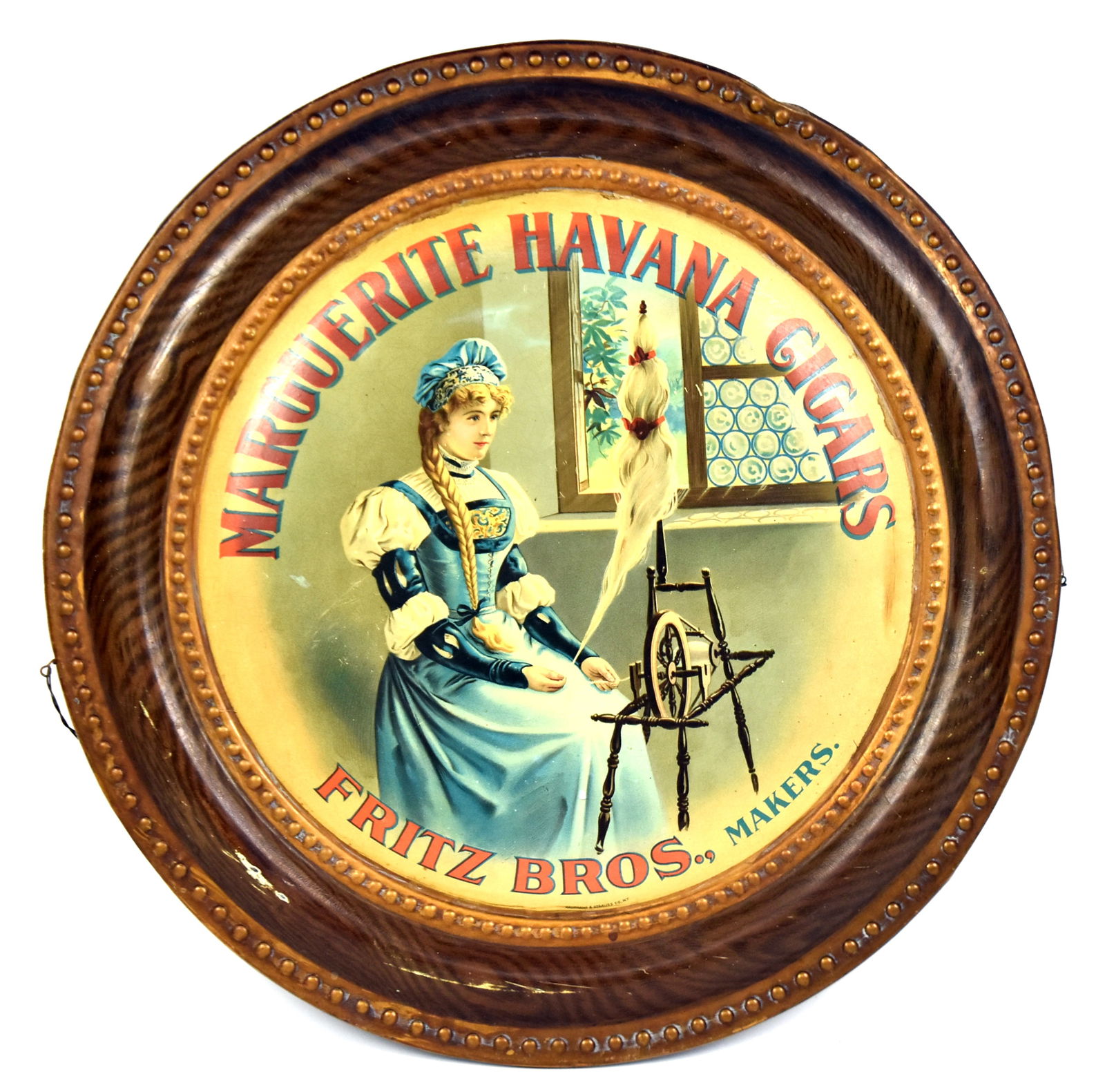 Marguerite Havana Cigar Tin Sign (1 of 5)