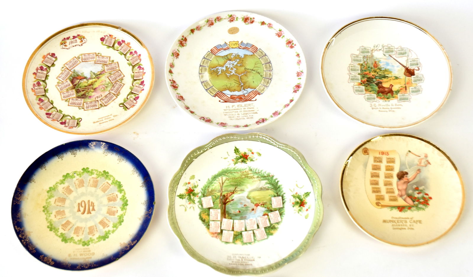 Various Ohio & KY Calendar Plates (1 of 10)