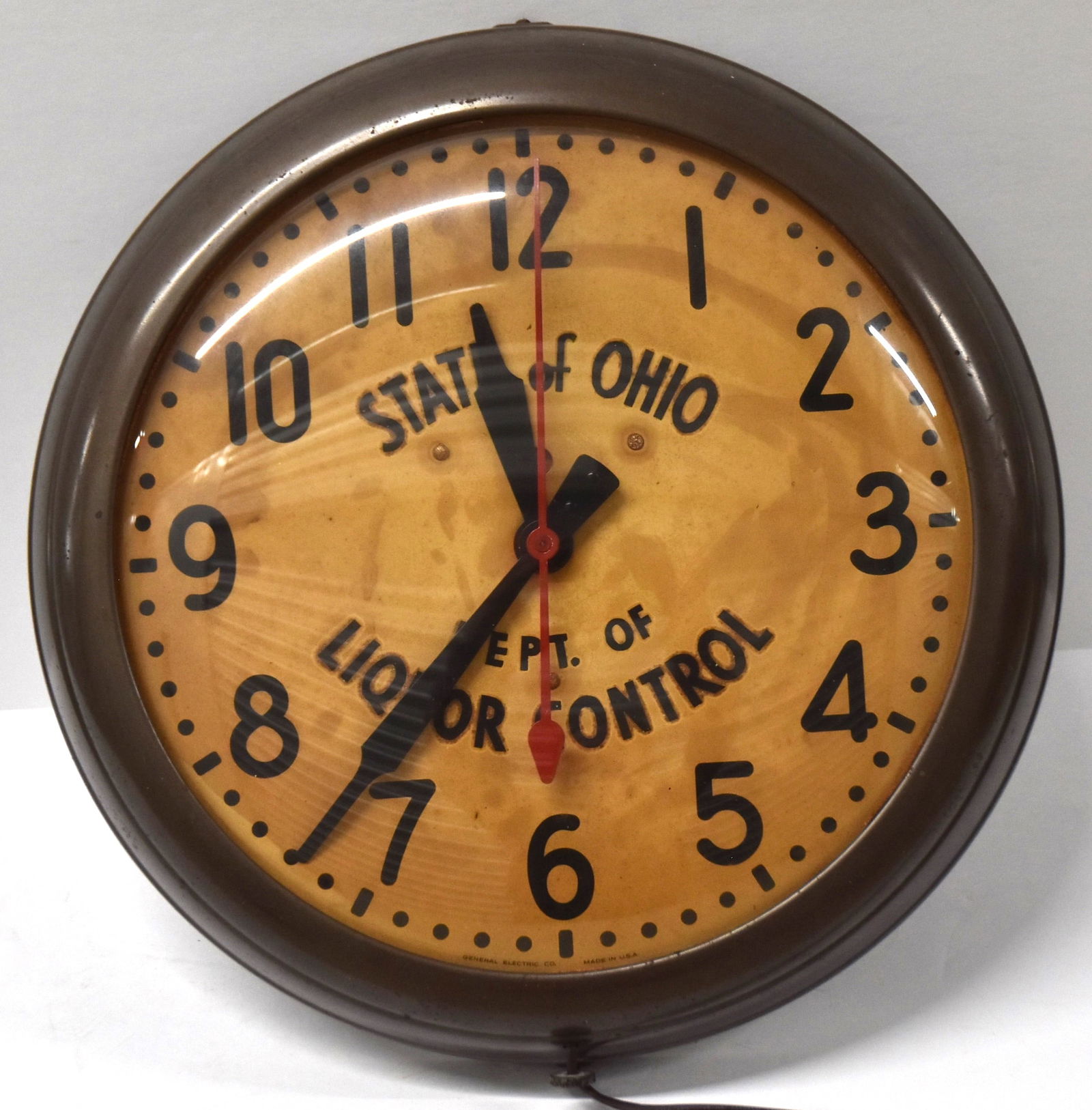 State of Ohio Liquor Control Clock (1 of 6)