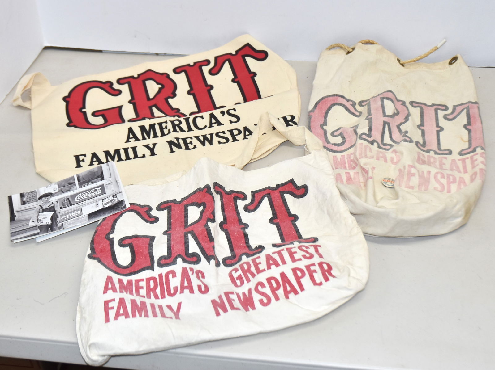 Lot of Newspaper Boy Bags (1 of 2)